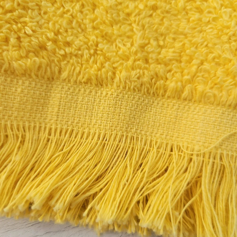 Vintage Avanti Yellow Nautical Hand Tip Towel NOS/NWT